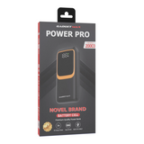 GADGET MAX GB-20PRO 20000MAH PD20W+ QC22.5W WITH CABLE FAST CHARGING POWER PRO DIGITAL DISPLAY POWER BANK (OUTPUT-4USB) (TYPE C-IN/OUT) (IPH-IN/OUT)