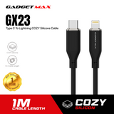 GADGET MAX GX23 TYPE C TO LIGHTNING COZY SILCONE CABLE