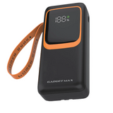 GADGET MAX GB-30PRO 30000MAH PD20W+ QC22.5W WITH CABLE FAST CHARGING POWER PRO DIGITAL DISPLAY POWER BANK (OUTPUT-4USB) (TYPE C-IN/OUT) (IPH-IN/OUT)