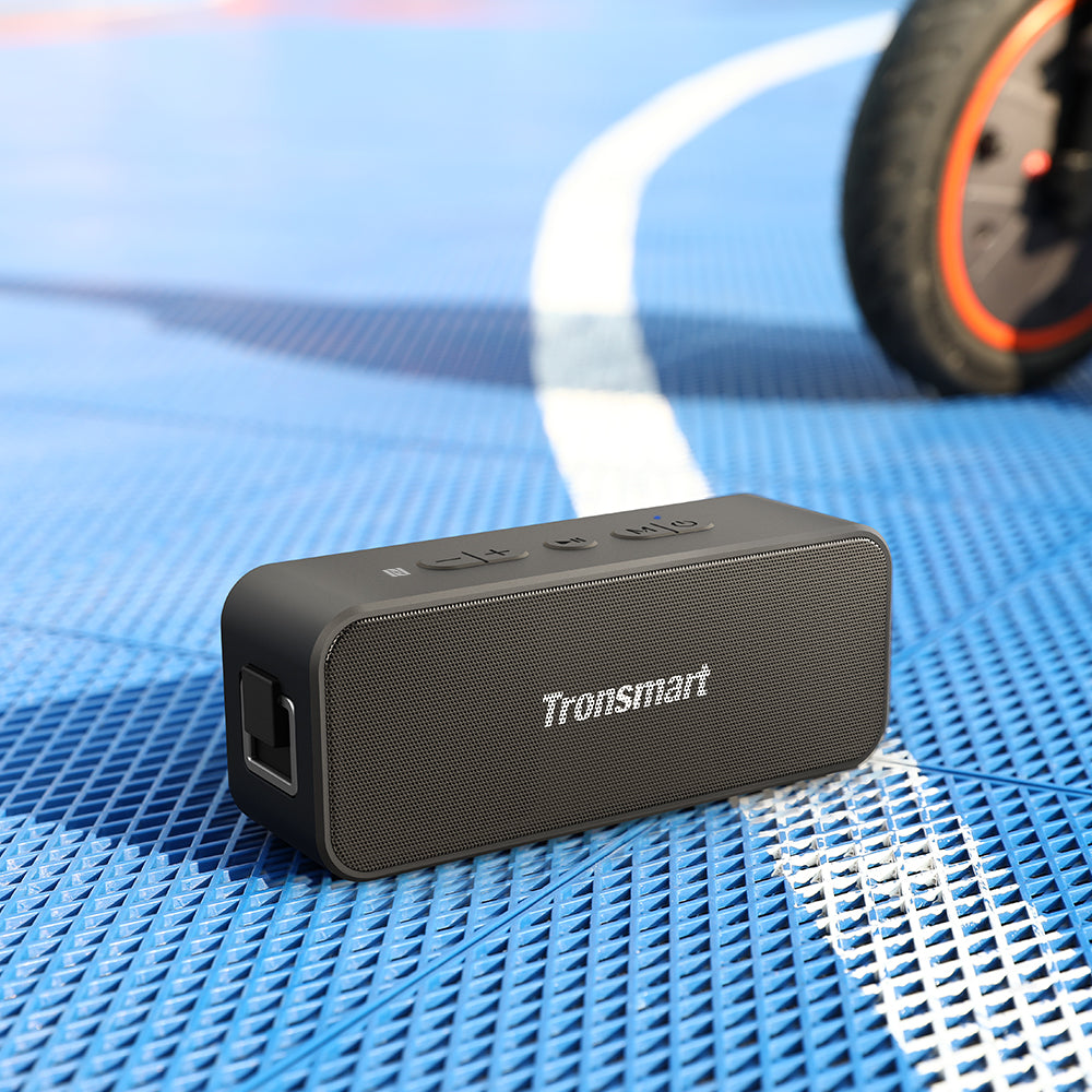 Tronsmart T2 Plus Portable Speaker  Bluetooth Speaker , Wireless Speaker , Desktop Speaker , Portable Speaker , Mini Bluetooth Speaker , wireless speaker for Phone , Computer , Music ,iPhone , iPad , Tablet , Bluetooth Speaker with SD Card ,Aux