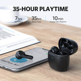 Earfun Air TW200 Earbuds, True Wireless Earbuds with 4-mic Noise Cancelling Call Tech, IPX7 Waterproof TWS Earbuds