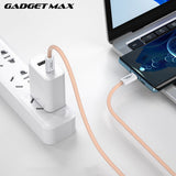 GADGET MAX GX15 FAST CHARGING TYPE-C TO TYPE-C CHARGING DATA CABLE PD(60W) (1.2M), 60W Cable, C to C Cable, PD Cable