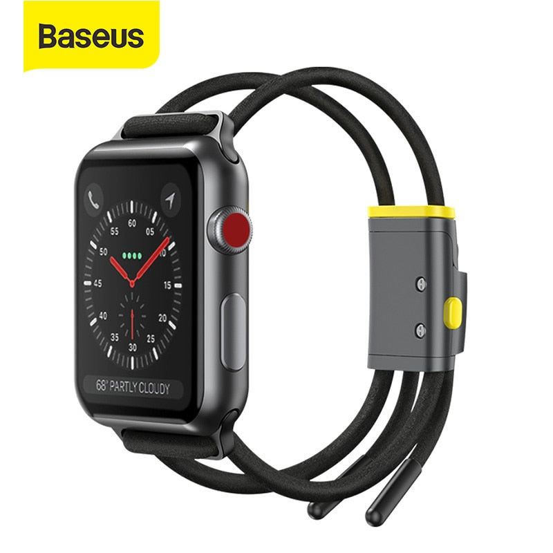 BASEUS LET'S GO FOR AP WATCH SERIES 3/4/5 (38/40/42/44 MM) Lockable Rope Strap For AP Watch