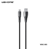 WK (WDC-085M) GOLDSIM TOP ZINC ALLOY DATA CABLE FOR MICRO ,Cable , Micro Cable , Micro Charging Cable , Micro USB Cable , Android charging cable , USB Charging Cable , Data cable for Samsung , Huawei , Xiaomi , Fast Charging Cable , Quick Charge Cable
