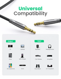 UGREEN 3.5MM MALE TO 3.5MM MALE CABLE, Audio Cable, Audio Splitter, 3.5mm Male Cable
