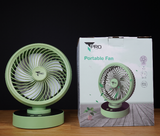 T PRO TP-PF 1 PORTABLE FAN 2400MAH, Portable Fan, Cooling Fan