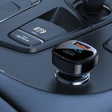 ACEFAST B4 DIGITAL DISPLAY 66W (USB-C+USB-A) DUAL PORT CAR CHARGER, 66W Car Charger, Dual Port Car Charger