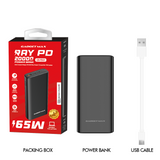 GADGET MAX GBPD01 20000MAH RAY 65W PD POWER BANK (OUTPUT-1USB/INPUT-TYPE-C) (TYPE-C IN/OUT), 65W Power Bank, 20000mAh Power Bank, PD Power Bank, Power Bank for All