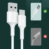 WK (WDC-136A) YOUPIN SERIES 3A DATA CABLE FOR TYPE-C (1M) (3A) (WDC-136A), Type-C Cable, Android Cable, Charging Cable