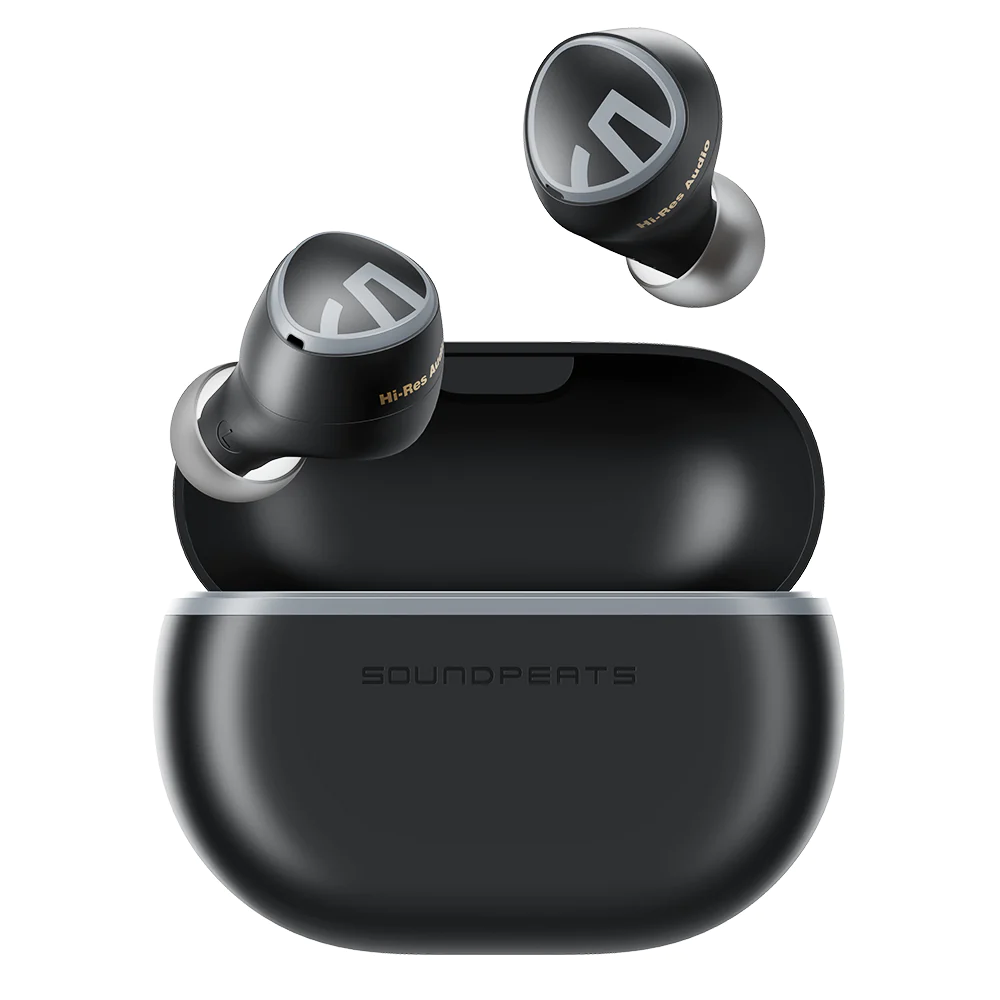 SoundPEATS True Wireless Earbuds, Air3 Deluxe HS Bluetooth 5.3 Headphones  with 14.2mm Driver, 4 Mic Hi-Res Audio Wireless Ear Buds, IPX4 Waterproof