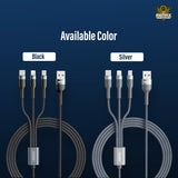 REMAX RC-070TH 2.0A SURY 2 SERIES 3 IN 1 CHARGING CABLE,Cable,3 in 1 cable,3 in 1 USB Cable,3 in 1 charging cable Phone Charging Cable,3 in 1 cable for mobile phone,smart phone,tablet,iPhone,iPad,3 in 1 ( type c / micro / lightning ) USB Charging Cable