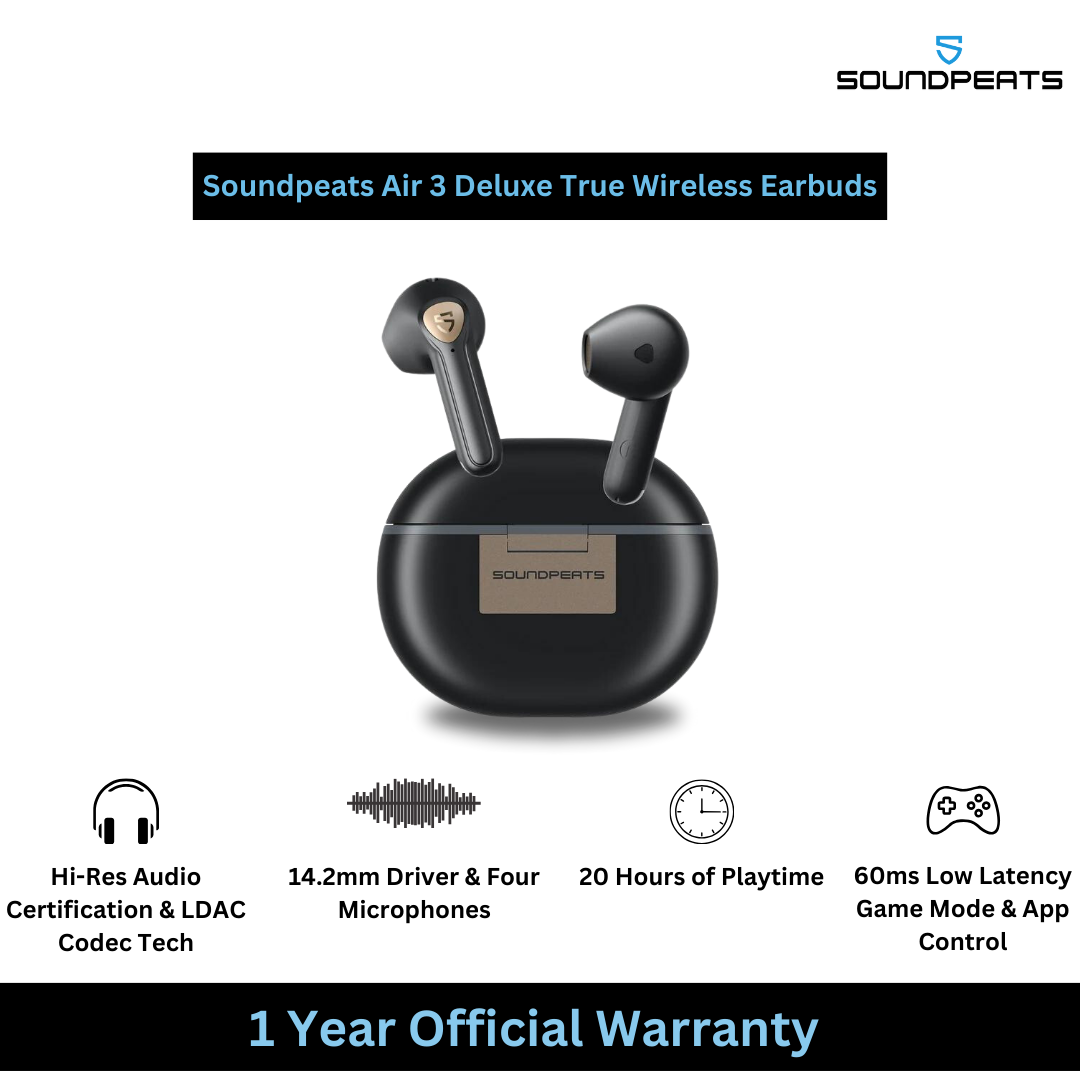 SOUNDPEATS AIR3 DELUXE HS TRUE WIRELESS EARBUDS, Wireless Earbuds