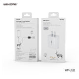 WK WP-U111 WITDEER SERIES PD FAST CHARGER ONLY (20W) , 20W PD ,Fast/Quick Charger , USB C iPhone12 /12 Mini /12 Pro /12 Pro Max/ iPhone 11 / Fast Charging / Type C to Lightning , iPhone Charger / USB C Power Adapter / Type C Wall Charger