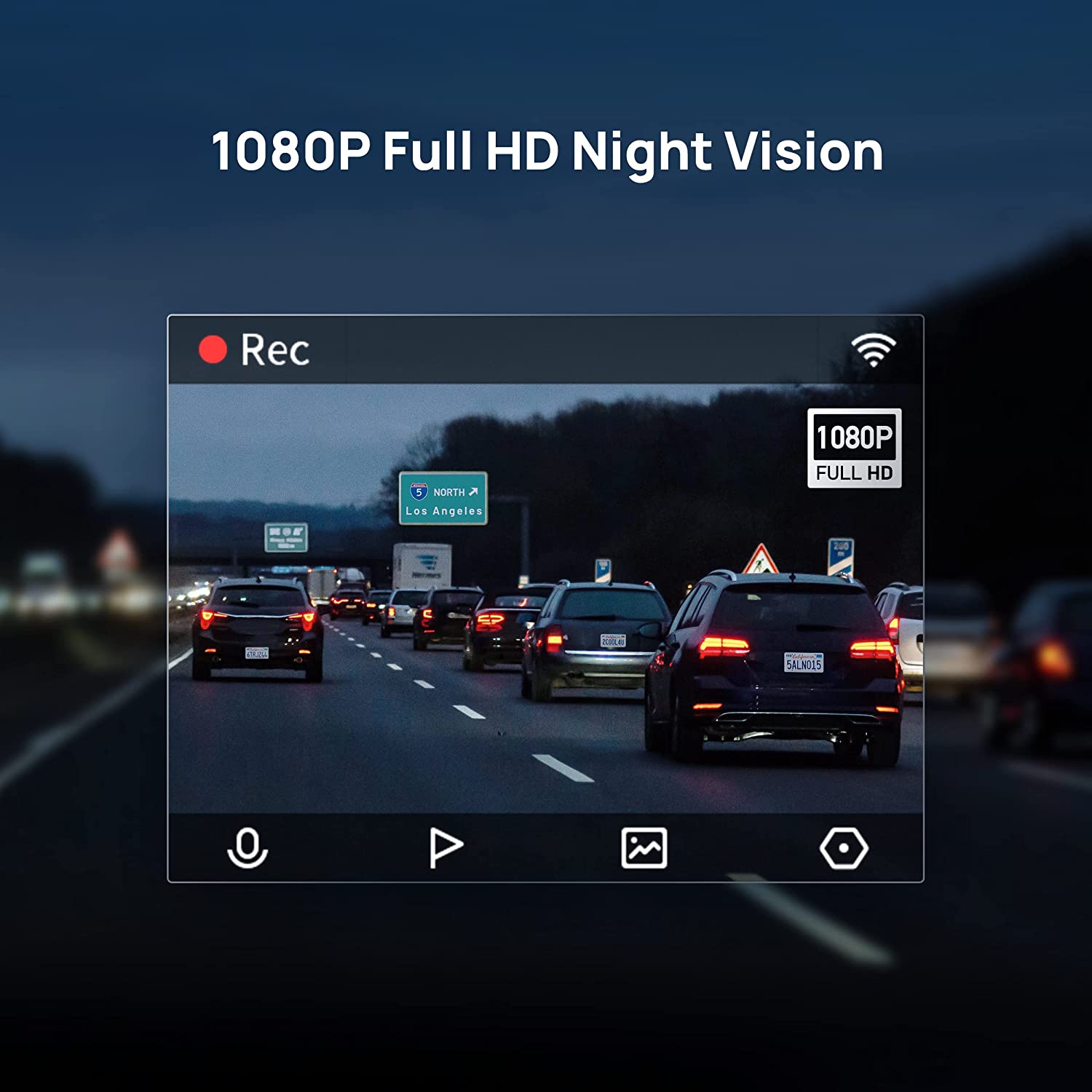 70mai M300 2021 New Dashcam Dash Cam Midrive M300 Car DVR 1296P QHD Night  Vision Cam Recorder 24H Mode WIFI & App Control M300
