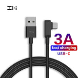 ZMI AL755 USB-A to USB-C CABLE 3A FAST CHARGING TYPE-C BRAIDED CABLE FOR PLAYING GAME 1.5M, Gaming Cable, Type C cable,